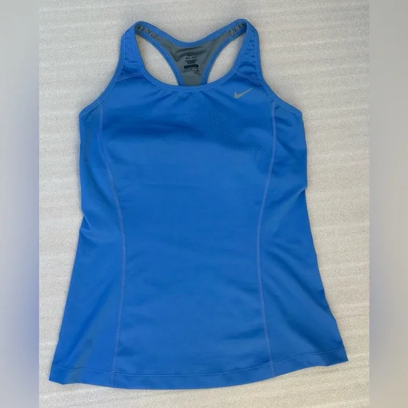 Nike Dri-FIT Racerback Athletic Tank Top – Women’s Large – Blue - Picture 1 of 5